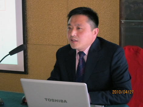李广军副总经理为营销战线的同志们加油、鼓劲